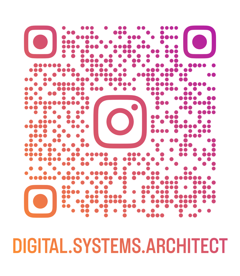 Instagram QR code for The Digital Systems Architect